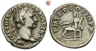 Römische Kaiserzeit, Traianus, Denar 100, ss+