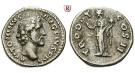 Römische Kaiserzeit, Antoninus Pius, Denar 139, ss+