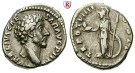 Römische Kaiserzeit, Marcus Aurelius, Caesar, Denar 154-155, ss+