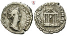 Römische Kaiserzeit, Faustina I., Frau des Antoninus Pius, Denar nach 141, ss+