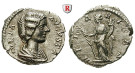 Römische Kaiserzeit, Julia Domna, Frau des Septimius Severus, Denar 196-211, vz/ss-vz