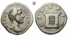 Römische Kaiserzeit, Antoninus Pius, Denar nach 161, ss