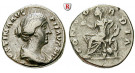 Römische Kaiserzeit, Faustina II., Frau des Marcus Aurelius, Denar 145-161, ss