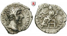 Römische Kaiserzeit, Lucius Verus, Denar 168, ss