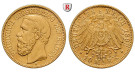 Deutsches Kaiserreich, Baden, Friedrich I., 10 Mark 1893, G, ss-vz, J. 188