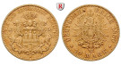 Deutsches Kaiserreich, Hamburg, 10 Mark 1880, J, ss, J. 209