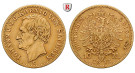 Deutsches Kaiserreich, Sachsen, Johann, 10 Mark 1873, E, ss+/ss-vz, J. 257