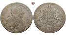 Brandenburg in Franken, Brandenburg-Bayreuth, Friedrich Christian, Konventionstaler 1766, ss+