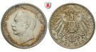 Deutsches Kaiserreich, Baden, Friedrich II., 2 Mark 1911, G, ss/ss-vz, J. 38