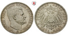 Deutsches Kaiserreich, Reuss-Greiz, Heinrich XXIV., 3 Mark 1909, A, f.vz, J. 119