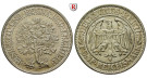 Weimarer Republik, 5 Reichsmark 1929, Eichbaum, F, vz, J. 331
