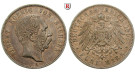 Deutsches Kaiserreich, Sachsen, Albert, 5 Mark 1895, E, ss-vz, J. 125