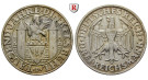 Weimarer Republik, 3 Reichsmark 1928, Dinkelsbühl, D, ss-vz, J. 334