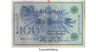 Reichsbanknoten und Reichskassenscheine, 100 Mark 07.02.1908, II, Rb. 34
