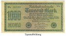 Inflation 1919-1924, 1000 Mark 15.09.1922, III, Rb. F75a