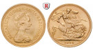 Grossbritannien, Elizabeth II., Sovereign 1974-2022, 7,32 g fein, bfr.