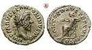 Römische Kaiserzeit, Marcus Aurelius, Denar 161-162, f.vz