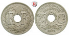 Frankreich, III. Republik, 25 Centimes 1917, f.st