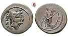 Römische Republik, Mn. Cordius Rufus, Denar 46 v.Chr., vz/ss-vz