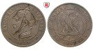 Frankreich, Napoleon III., 10 Centimes, ss-vz
