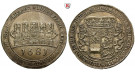Nassau, Grafschaft Nassau, Johann Franz, Heinrich, Wilhelm Moritz, Heinrich Casimir und Franz Alexander, Reichstaler 1681, f.vz