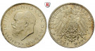 Deutsches Kaiserreich, Bayern, Ludwig III., 3 Mark 1914, D, f.vz/vz+, J. 52