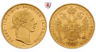 Österreich, Kaiserreich, Franz Joseph I., Dukat 1856, 3,44 g fein, ss-vz/vz