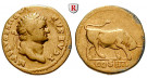 Römische Kaiserzeit, Titus, Caesar, Aureus 75, ss+