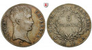 Frankreich, Napoleon I. (Kaiser), 5 Francs AN13 (1804), ss