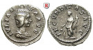 Römische Kaiserzeit, Julia Maesa, Großmutter des Elagabal, Denar 218-220, ss+