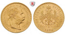 Österreich, Kaiserreich, Franz Joseph I., 8 Gulden 1870-1891, 5,81 g fein, ss-vz
