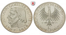 Bundesrepublik Deutschland, 5 DM 1964, Fichte, Die Ersten Fünf, J, vz-st, J. 393