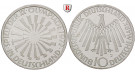 Bundesrepublik Deutschland, 10 DM 1972, Spirale Deutschland, D, vz-st, J. 401a