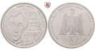 Bundesrepublik Deutschland, 10 DM 2001, Albert Lortzing, ADFGJ komplett, PP, J. 478