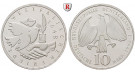 Bundesrepublik Deutschland, 10 DM 1998, ADFGJ komplett, PP, J. 467