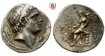 Syrien, Königreich der Seleukiden, Demetrios I., Tetradrachme Jahr 159 = 154-153 v.Chr., ss+