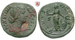 Römische Kaiserzeit, Faustina II., Frau des Marcus Aurelius, Sesterz, ss+