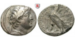 Syrien, Königreich der Seleukiden, Demetrios II., 2. Regierung, Tetradrachme Jahr 183 = 130-129 v.Chr., ss-vz/ss