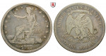 USA, Trade Dollar 1877, s+