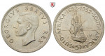 Südafrika, George VI., 5 Shillings 1952, 14,14 g fein, vz