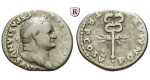 Römische Kaiserzeit, Vespasianus, Denar 71, ss