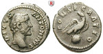 Römische Kaiserzeit, Antoninus Pius, Denar nach 161, ss+