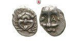 Thrakien-Donaugebiet, Apollonia Pontika, Drachme 5.-4.Jh. v.Chr., ss