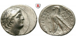 Syrien, Königreich der Seleukiden, Antiochos VII., Tetradrachme 134-133 v.Chr., ss+
