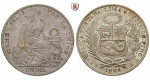 Peru, Republik, Sol 1894, 22,5 g fein, vz