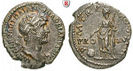 Römische Kaiserzeit, Hadrianus, Denar 121-123, ss-vz
