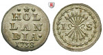 Niederlande, Holland, Stuiver 1739, vz+