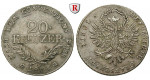 Österreich, Kaiserreich, Franz II. (I.), 20 Kreuzer 1809, ss+