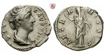 Römische Kaiserzeit, Faustina I., Frau des Antoninus Pius, Denar nach 141, ss-vz/ss