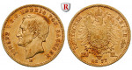 Deutsches Kaiserreich, Sachsen, Johann, 20 Mark 1872, E, ss+, J. 258